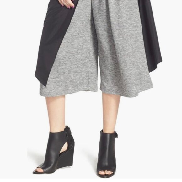 Vince Womens Kara Open Toe Wedge Sandal Black Leather Side Cutouts size 7 - Picture 2 of 16